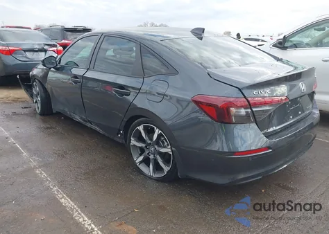 2025 Honda Civic Hybrid Sport/Sport Touring z USA, uszkodzony, nr VIN 2HGFE4F80SH320404